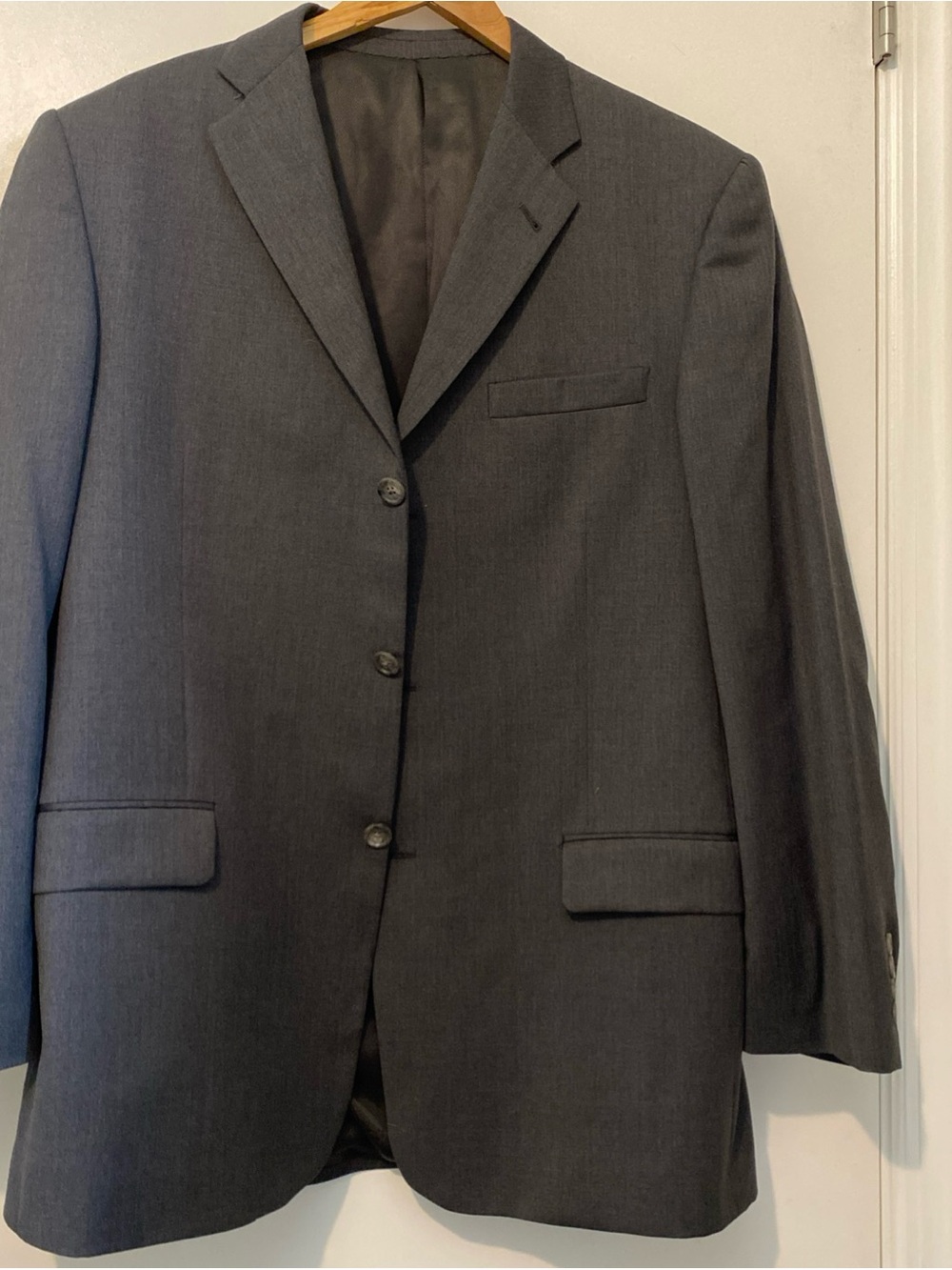 Burberry Men's Dark Gray 3 button Single-Breasted Sport Coat